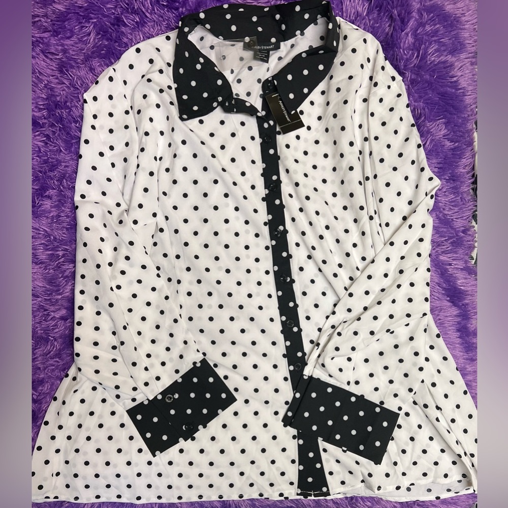 Ashley Stewart Button up Blouse